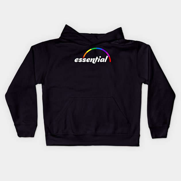 I'm Essential Kids Hoodie by NeonSunset